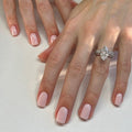 Classic Scarlet short square press-on nails