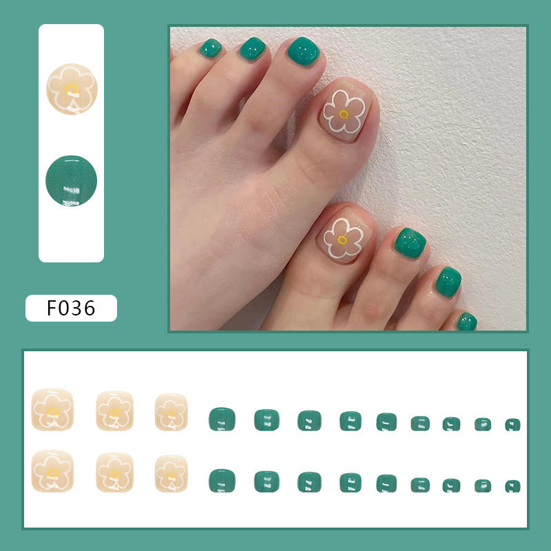 Pedicure Essentials press-on toenail collection