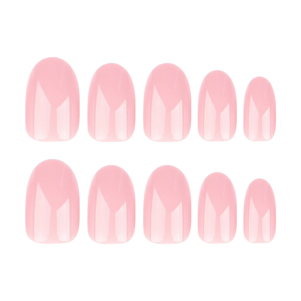Everyday Color Round 24-piece press-on nail collection