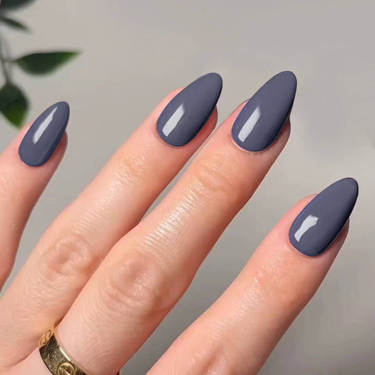Glossy Solid Color press-on nail collection