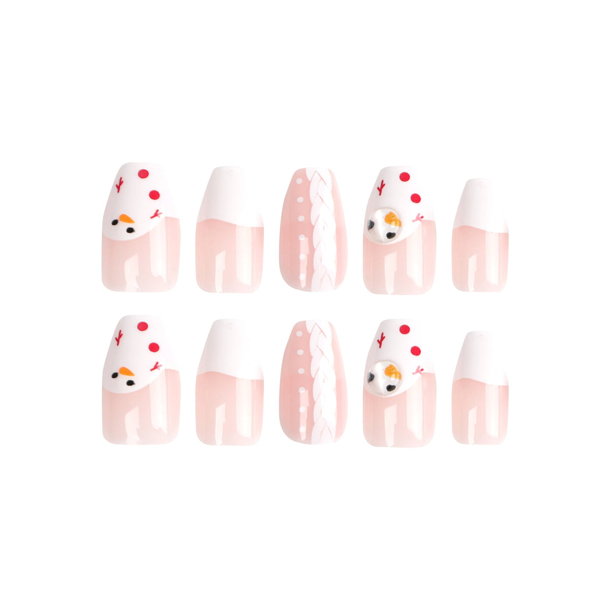 Holiday Nail Art Christmas press-on nails