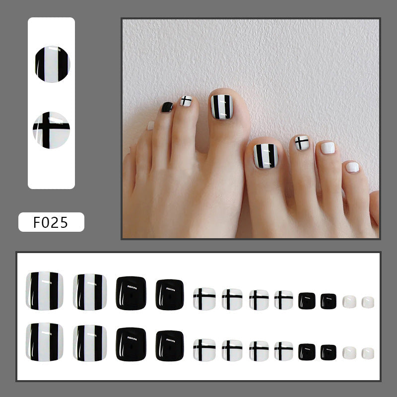 Pedicure Essentials press-on toenail collection