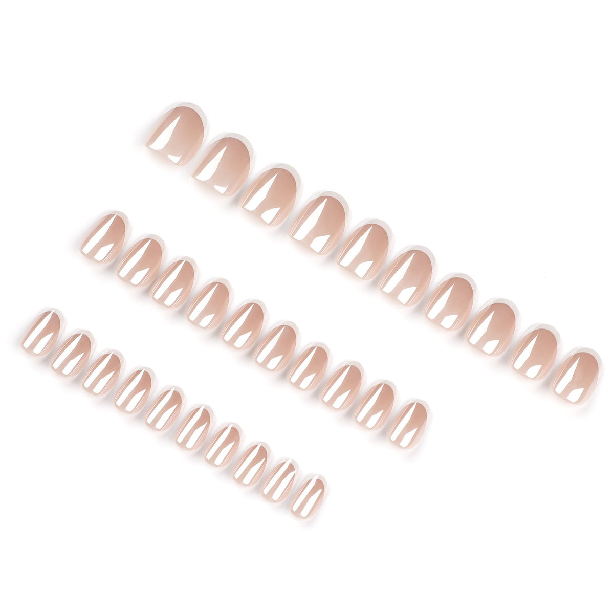Classic French 30-piece press-on nail set