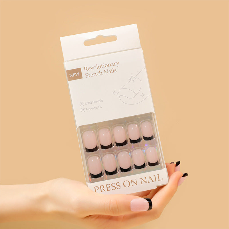 Modern French Wide Fit press-on nail set