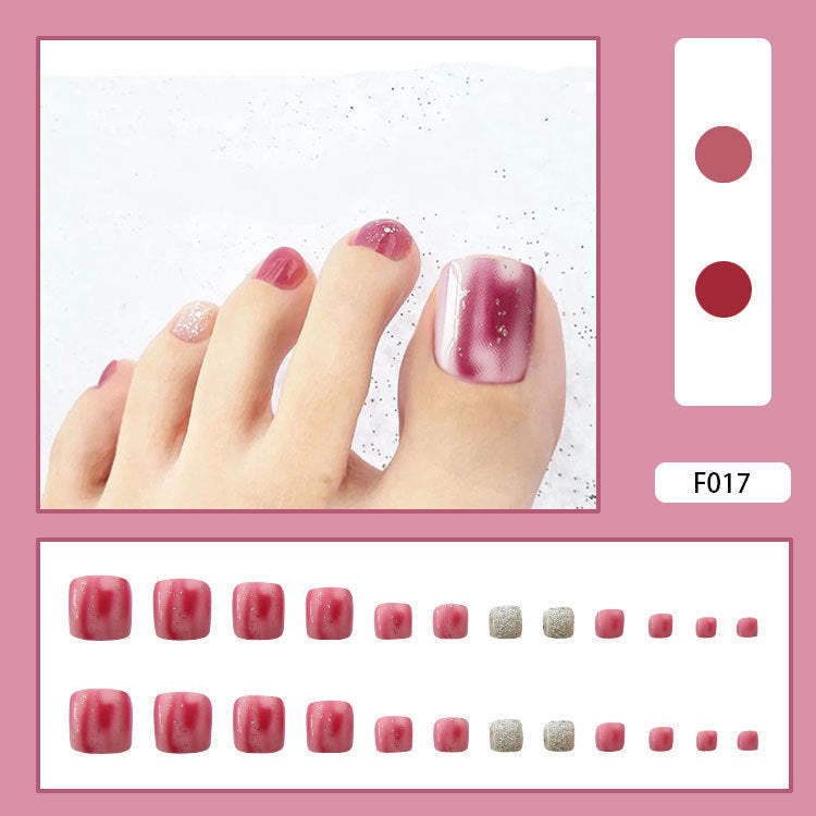 Pedicure Essentials press-on toenail collection