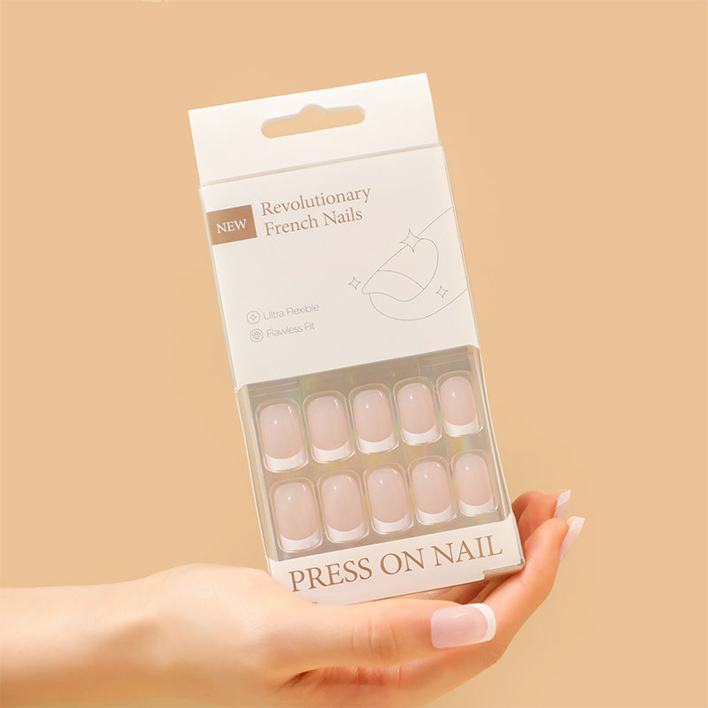 Modern French Wide Fit press-on nail set