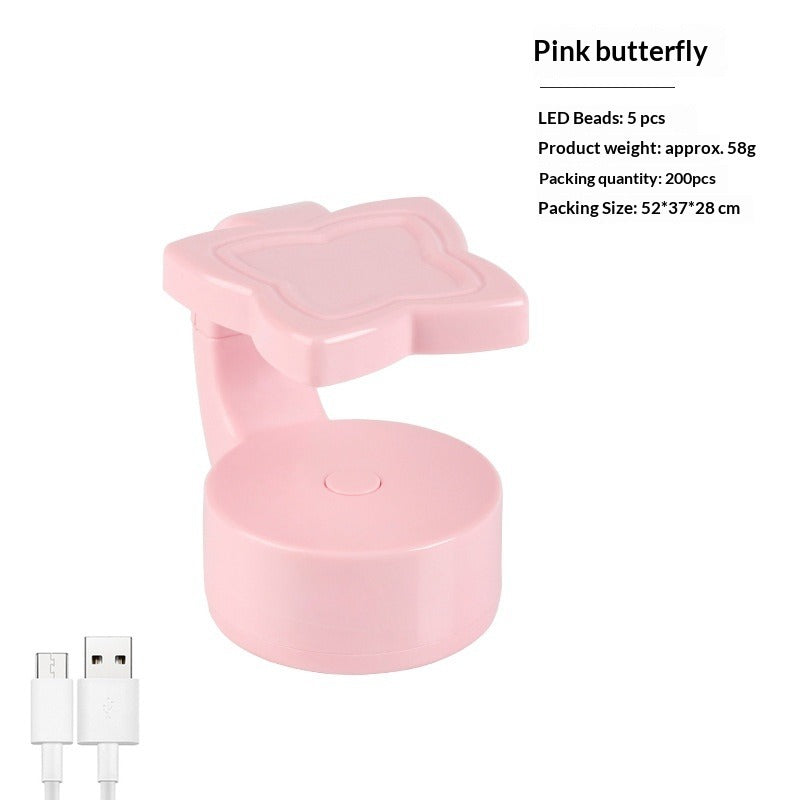 Mini UV LED single-finger nail lamp