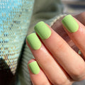 Frosted Solid Square press-on nail collection