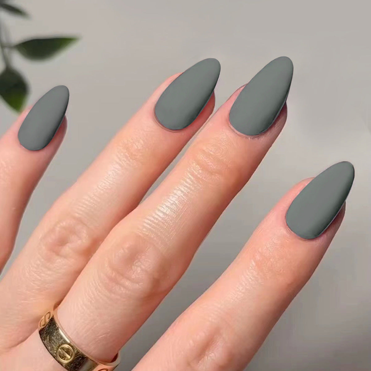 Matte Solid Short press-on nail collection