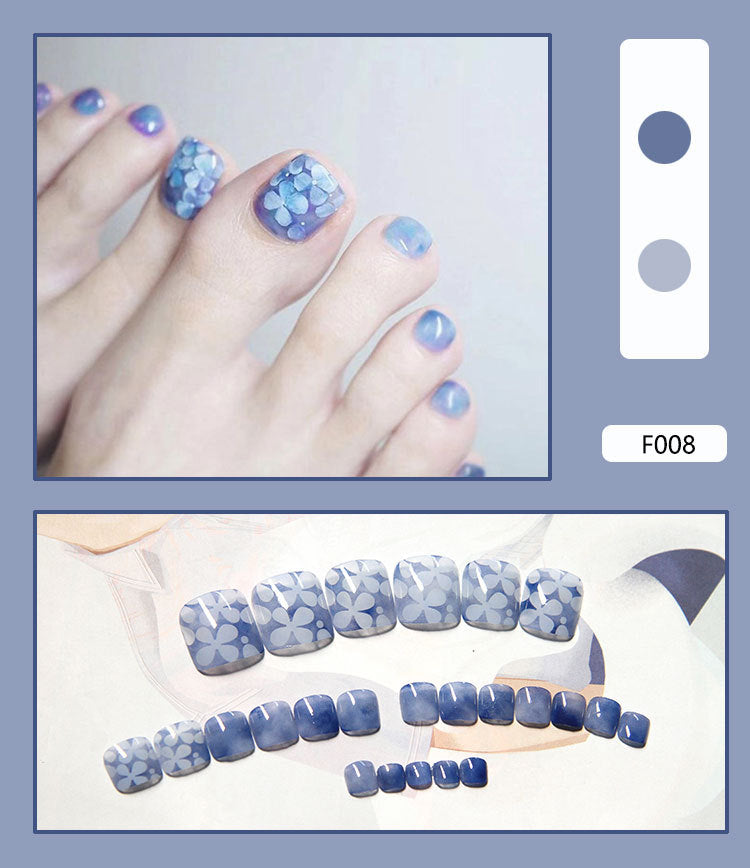 Pedicure Essentials press-on toenail collection