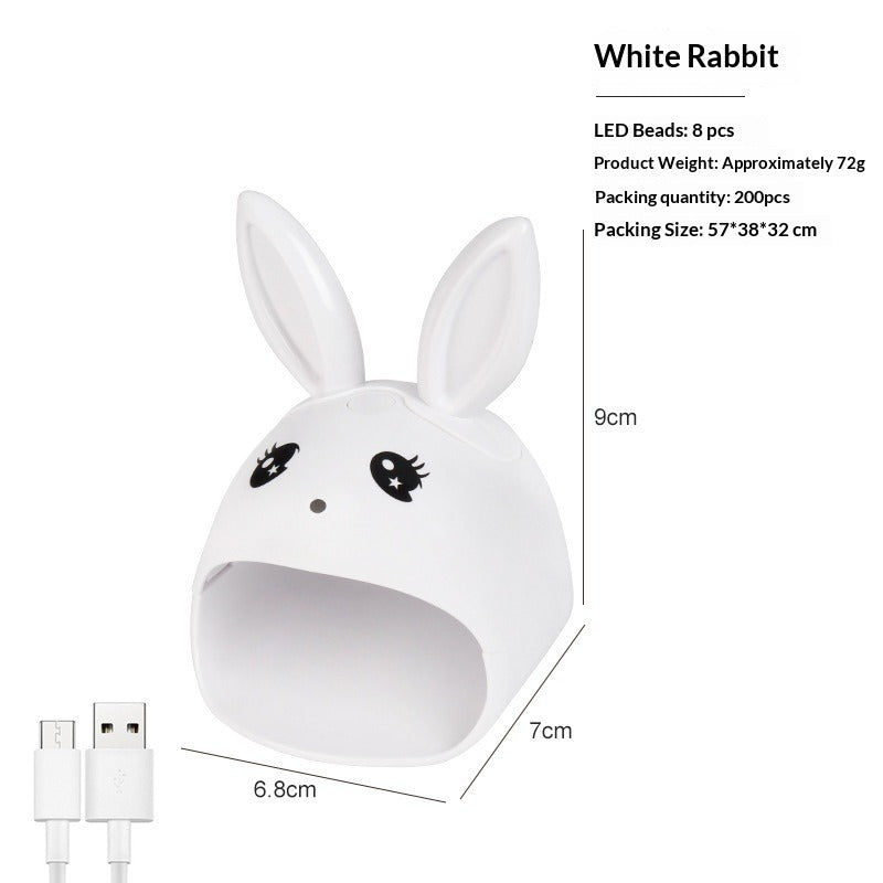Mini UV LED single-finger nail lamp