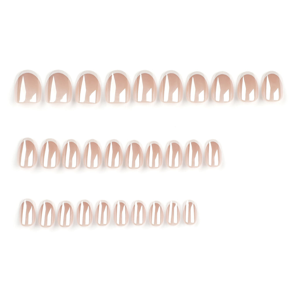 Classic French 30-piece press-on nail set