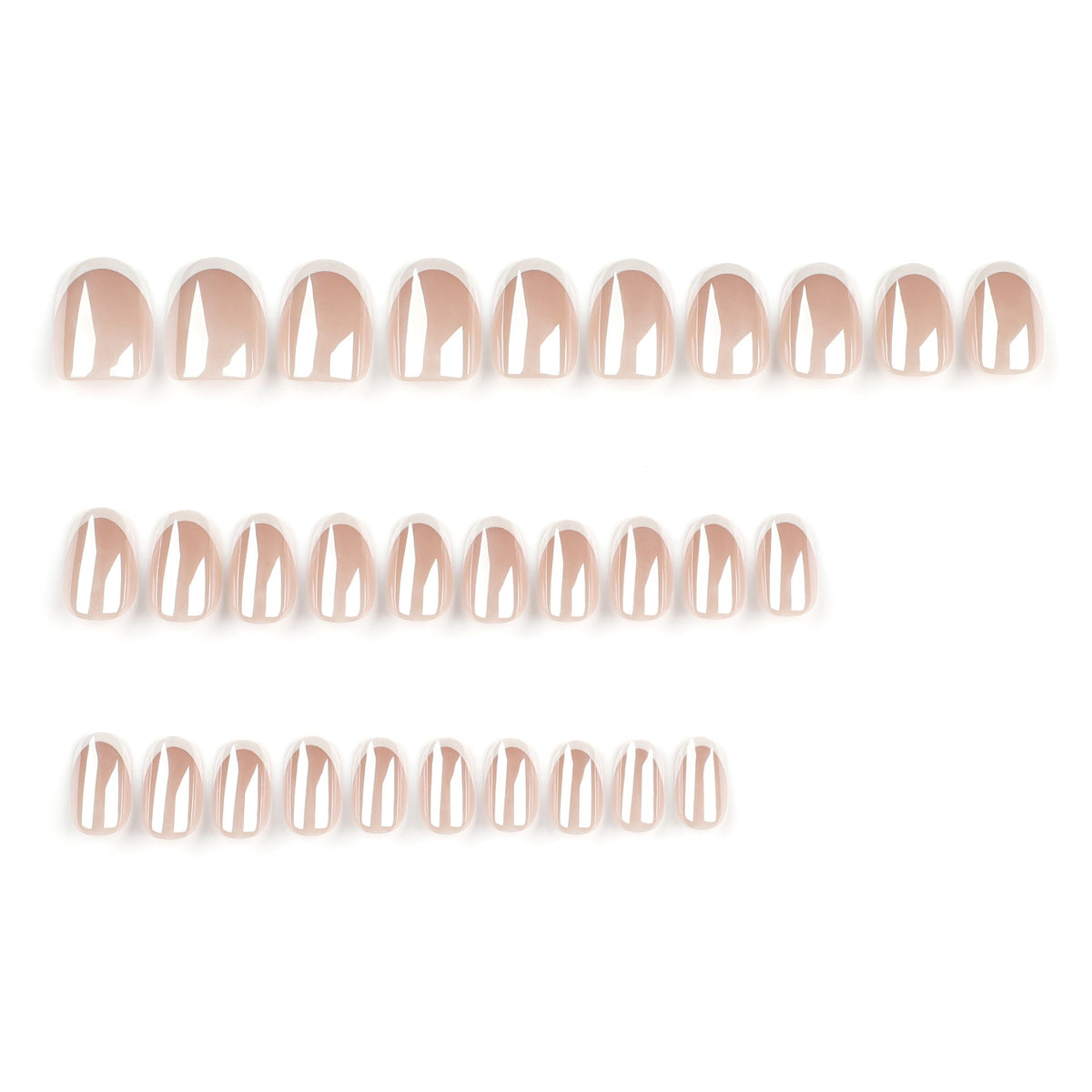 Classic French 30-piece press-on nail set