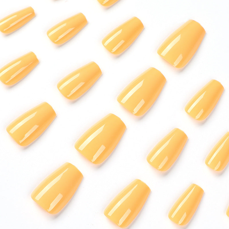 Sunlit Ballet short yellow press-on nails, alternate view 3