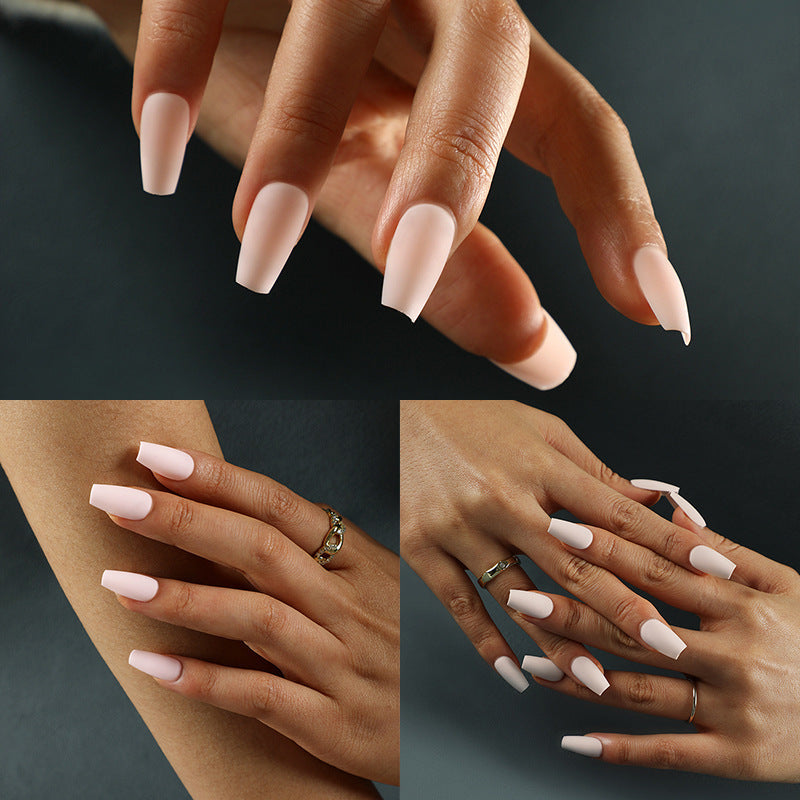 Matte Short Ballet press-on nail collection