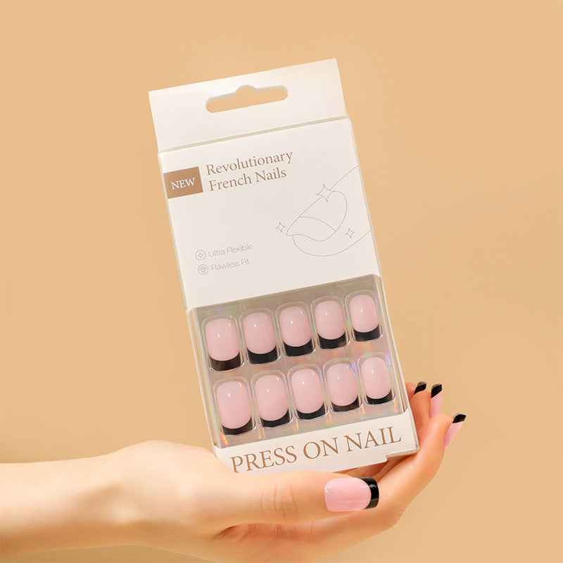 Modern French Wide Fit press-on nail set