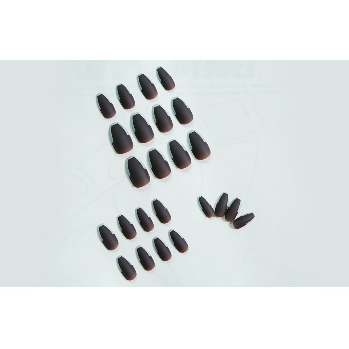 Matte Purple French press-on nails