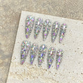 [PRICING HOLD] Cleopatra Crystal Explosion | Luxury Press-On Nails