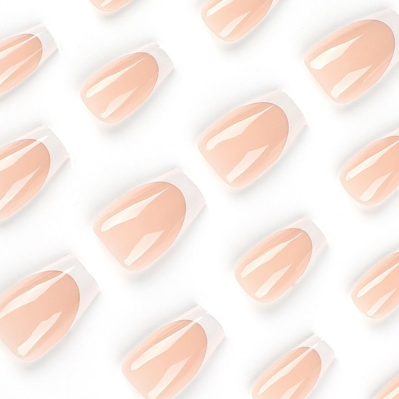 White French Ballet short press-on nails