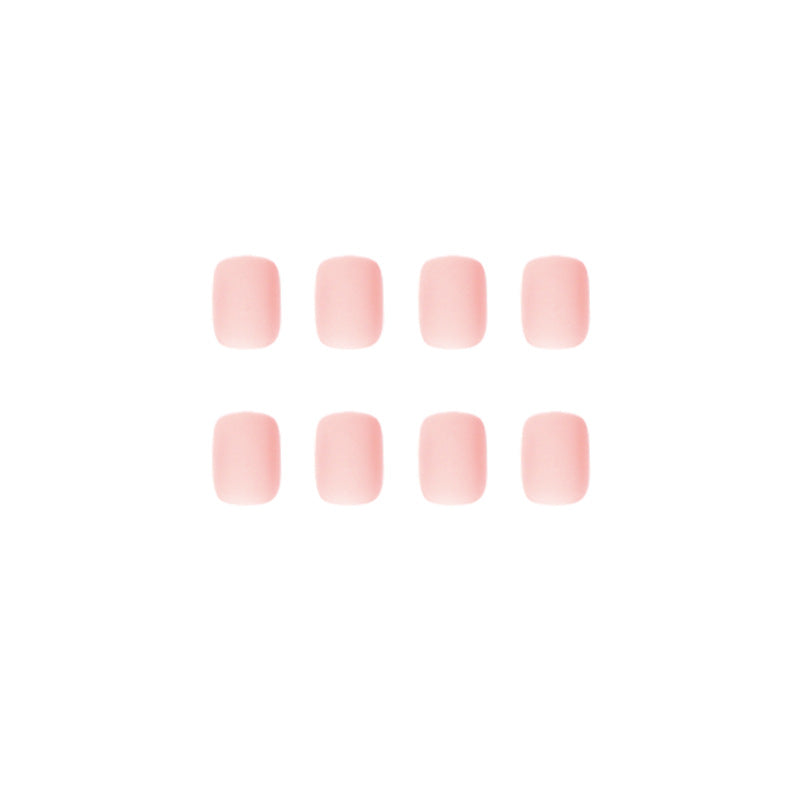 Macaron Frost pastel press-on nails