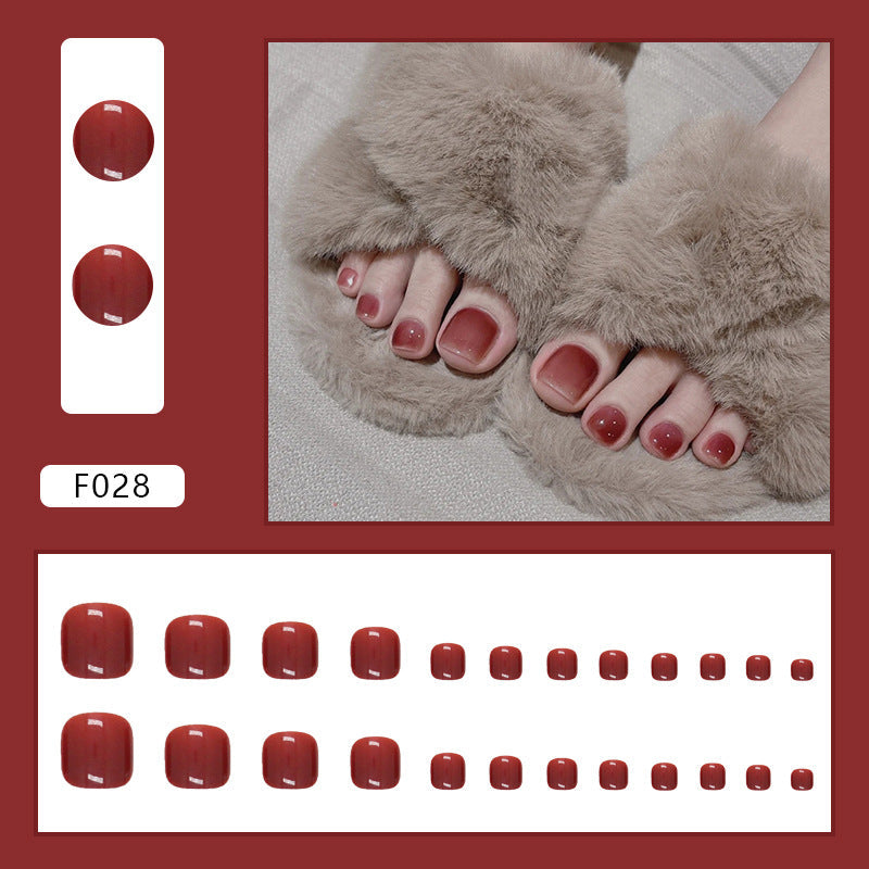 Pedicure Essentials press-on toenail collection
