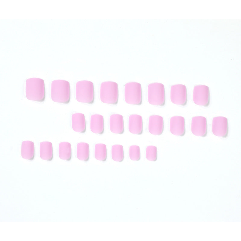 Lavender Frost purple press-on nails