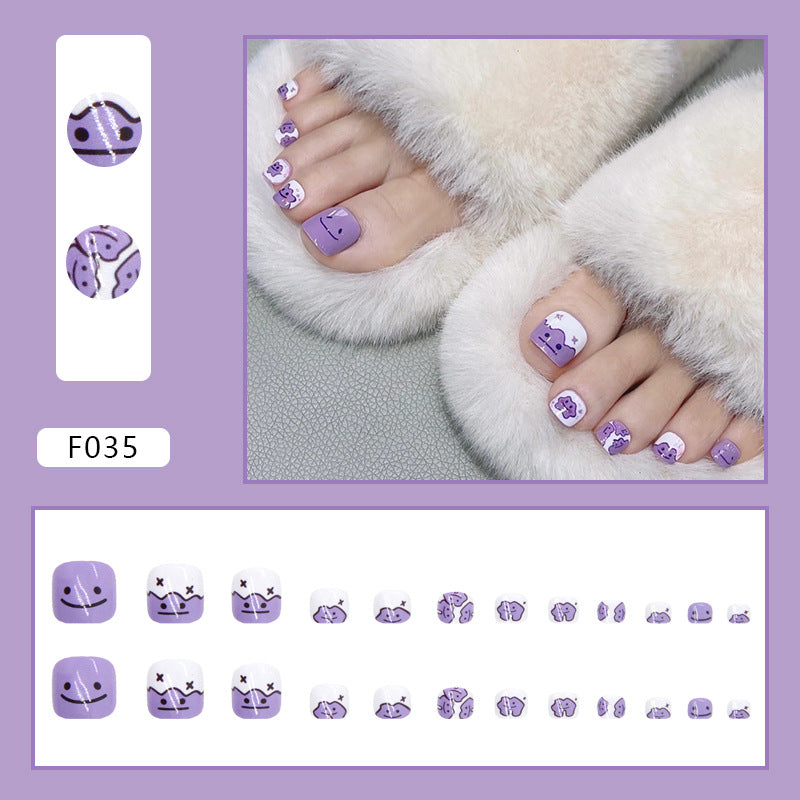 Pedicure Essentials press-on toenail collection