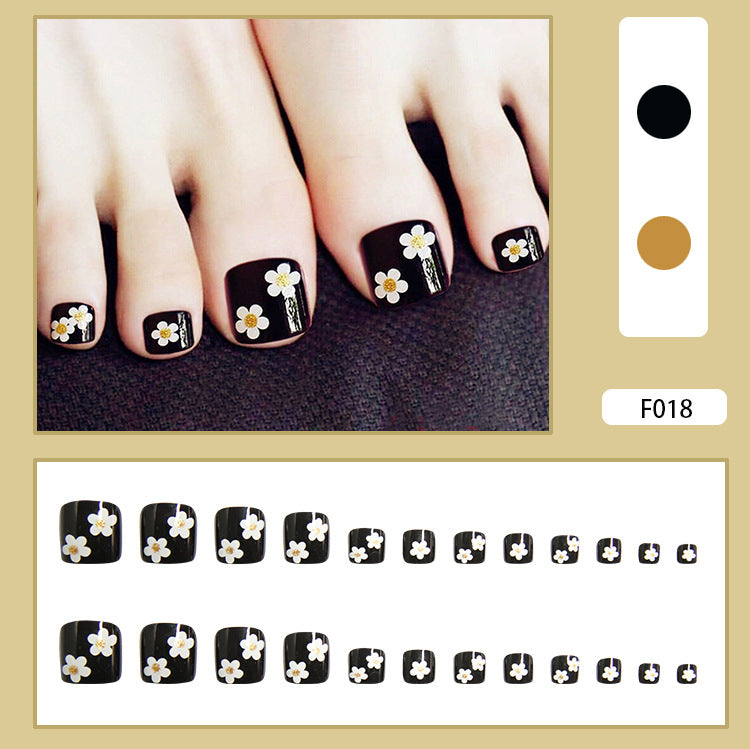 Pedicure Essentials press-on toenail collection