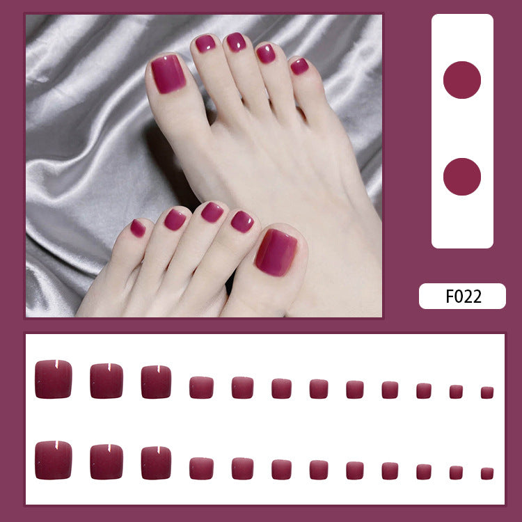 Pedicure Essentials press-on toenail collection
