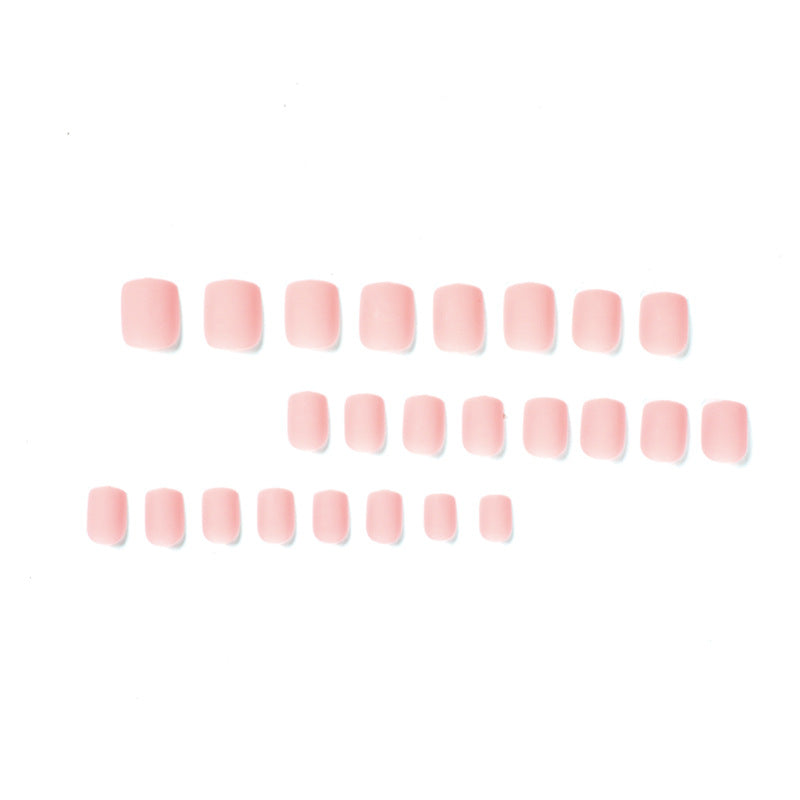 Macaron Frost pastel press-on nails