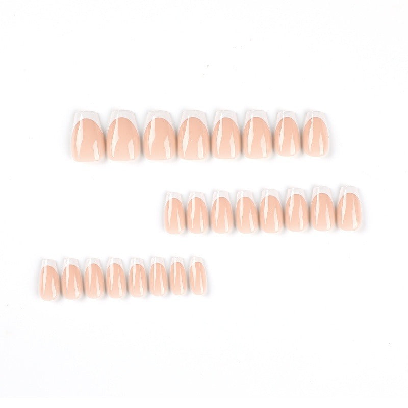 White French Ballet short press-on nails