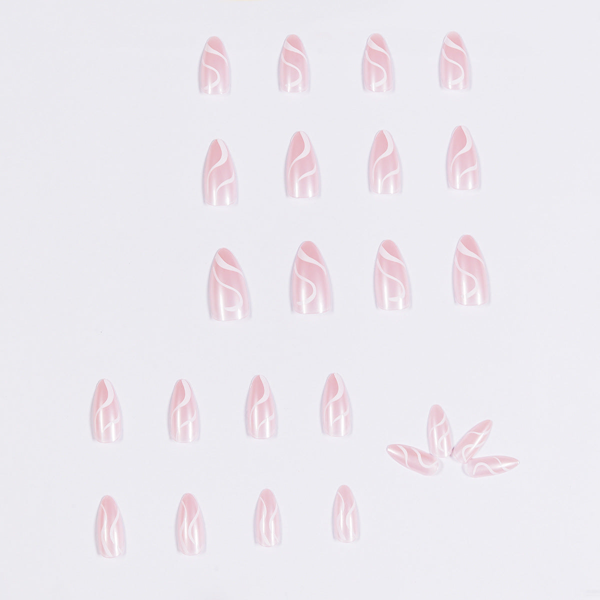 Pop Nude medium stiletto press-on nails