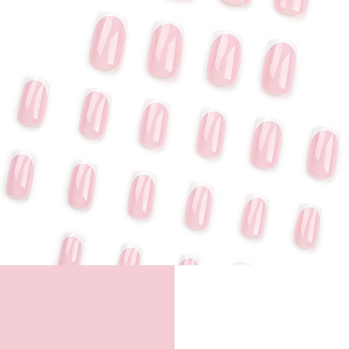 Modern French Square press-on nails