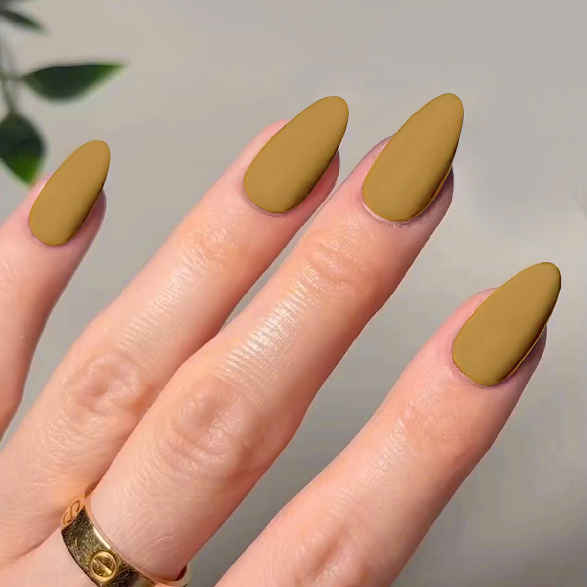 Matte Solid Short press-on nail collection