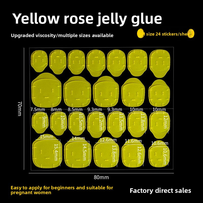 [SOURCING HOLD] Jelly Adhesive Tabs | 50-Piece Bulk Pack
