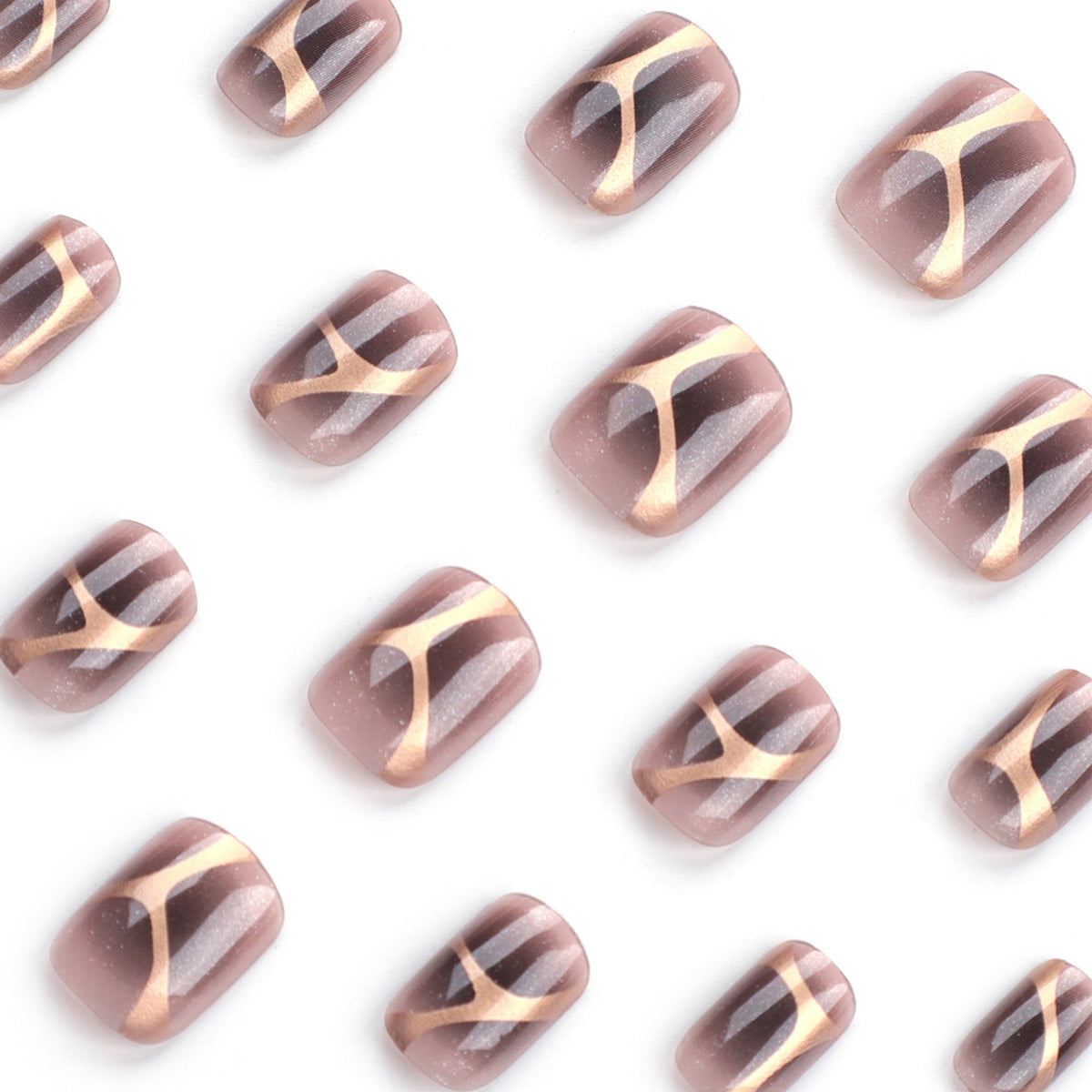 Soft Glitter Dust press-on nails