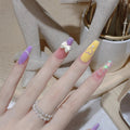 Taro Lilac purple press-on nails