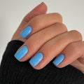 Solid Color Short Square press-on nail collection