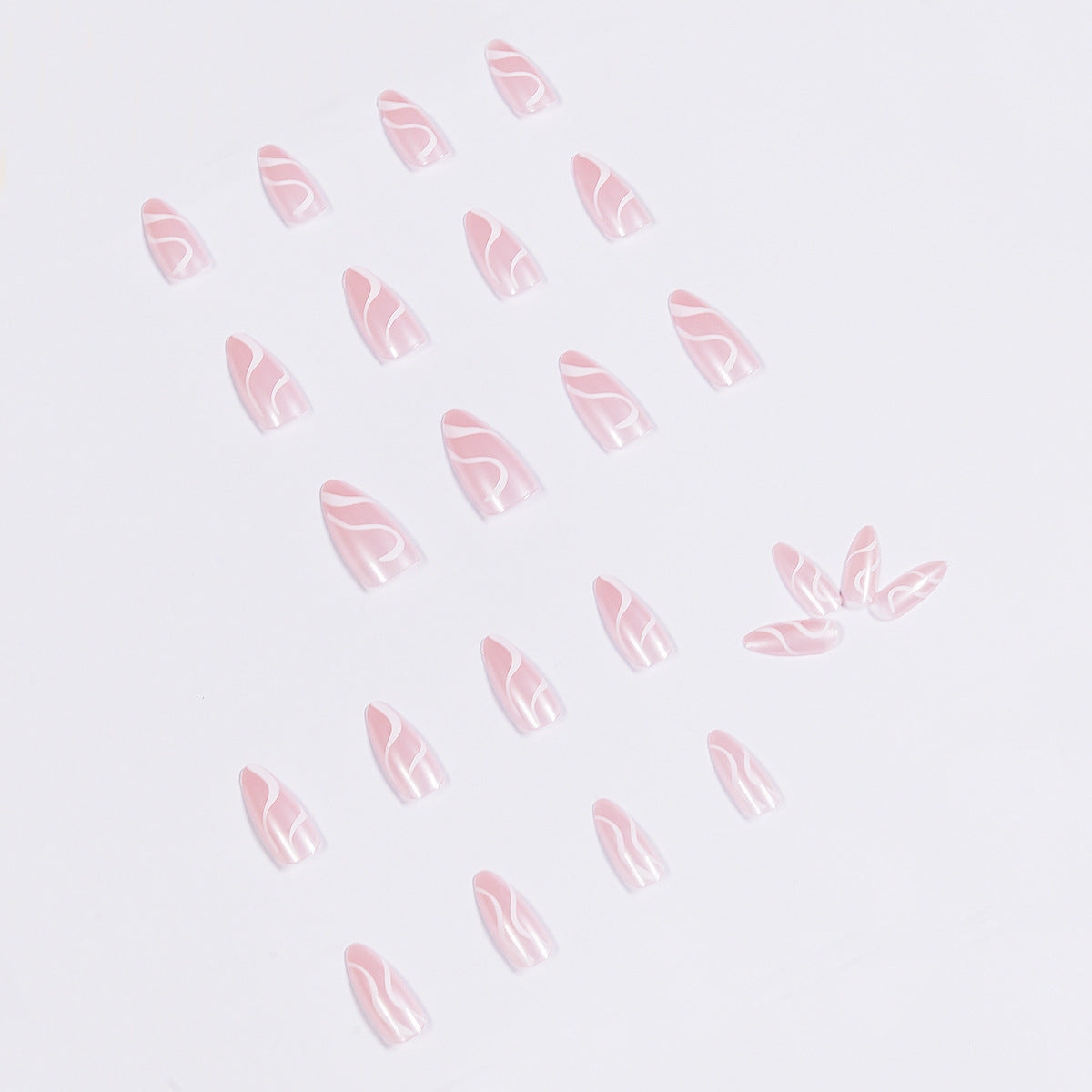 Pop Nude medium stiletto press-on nails