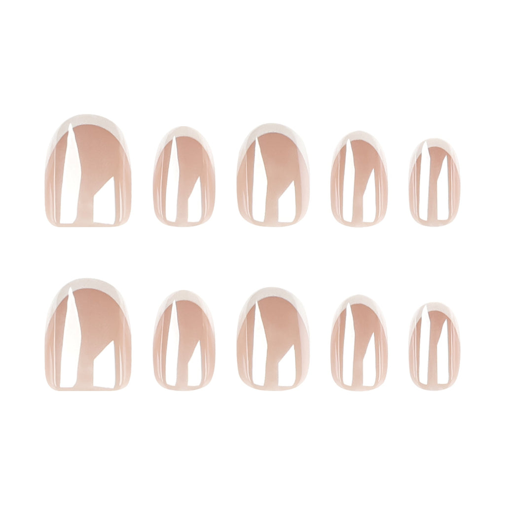 Classic French 30-piece press-on nail set