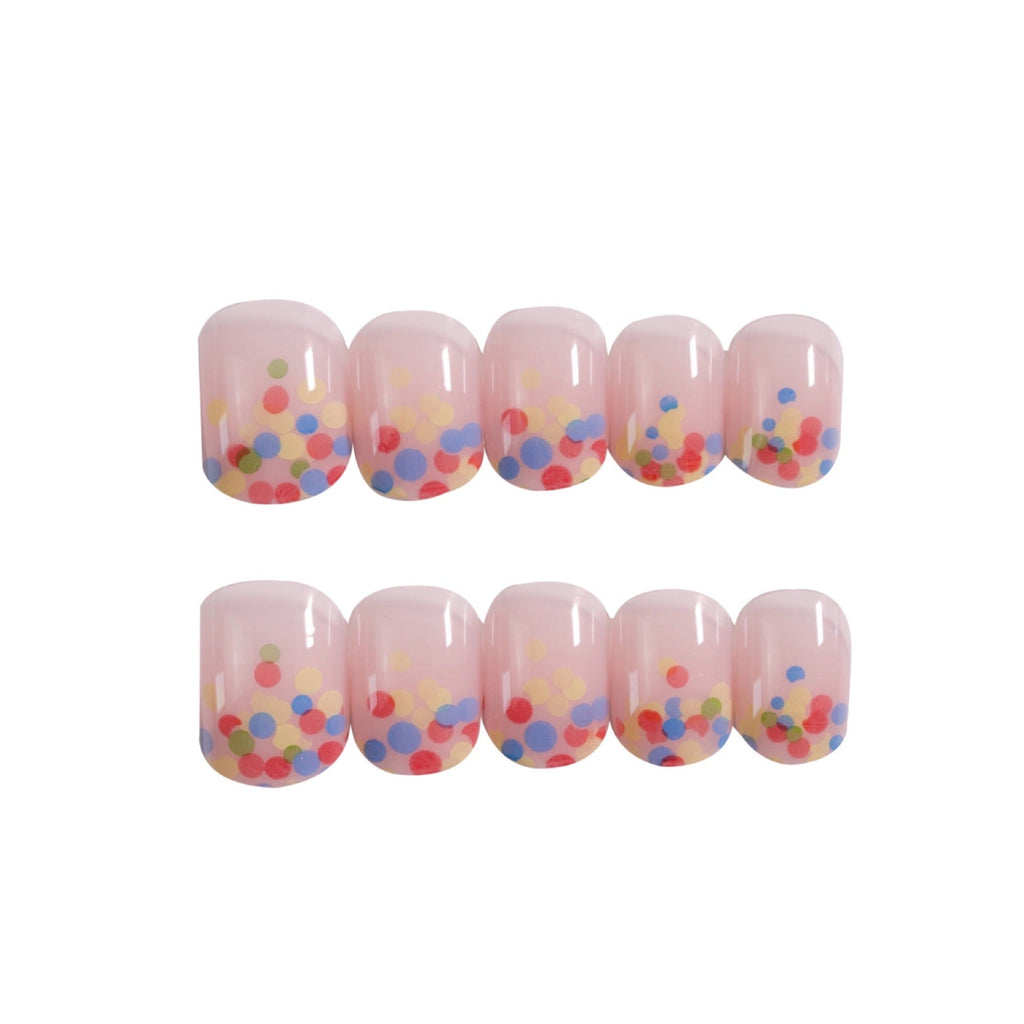 Candy Pop colorful summer press-on nails