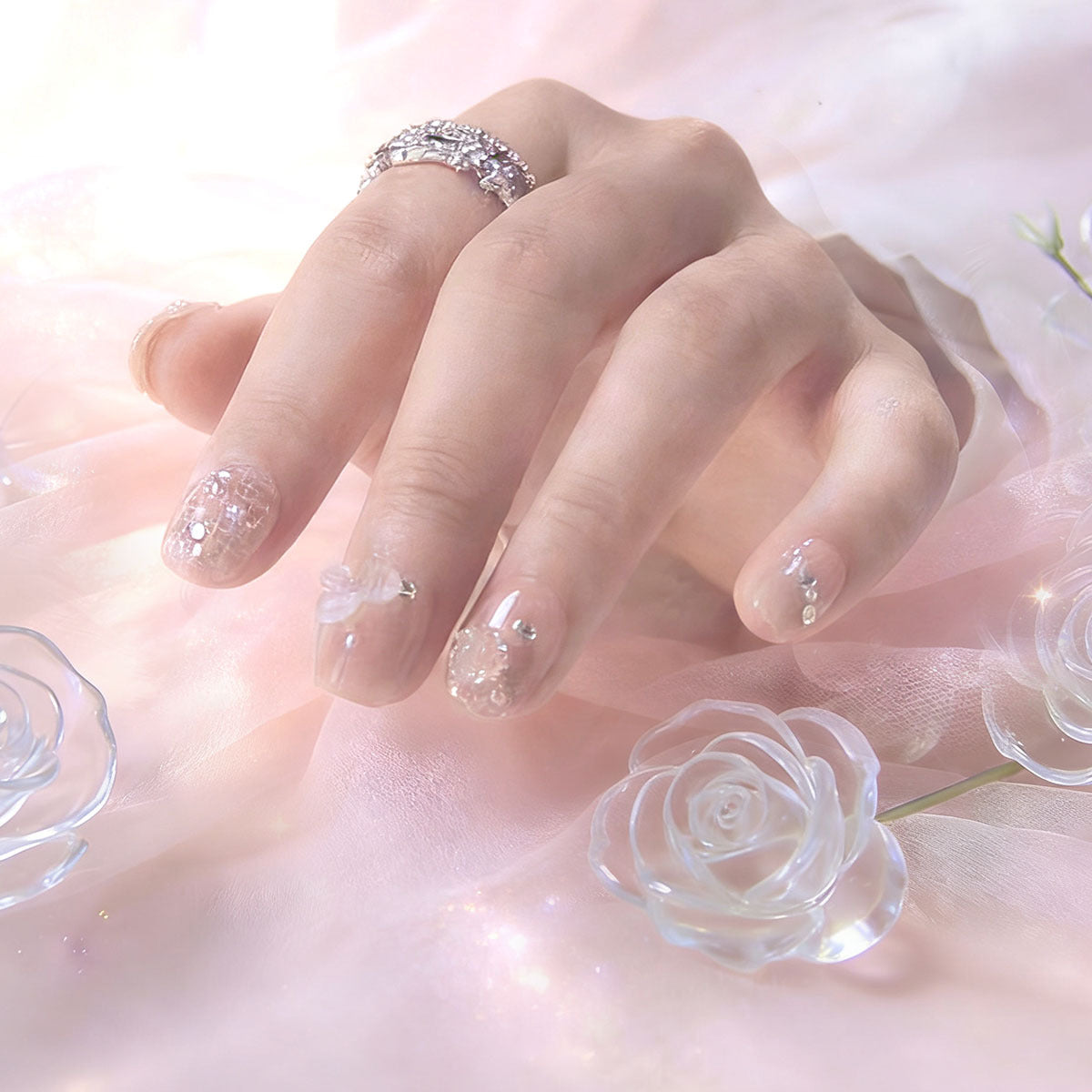 Kawaii Cat French press-on nail collection