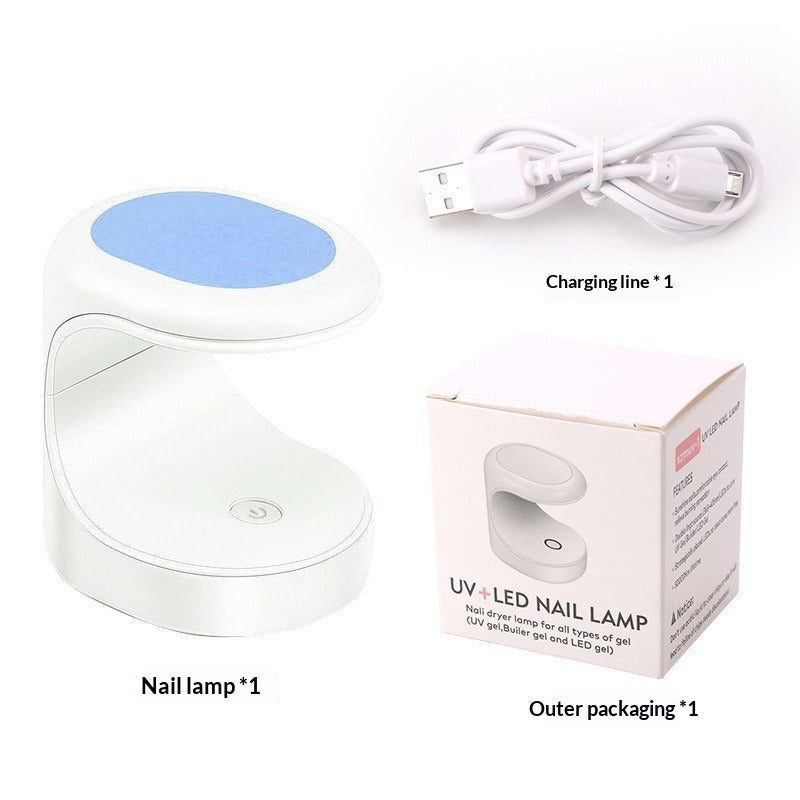 Mini UV LED single-finger nail lamp