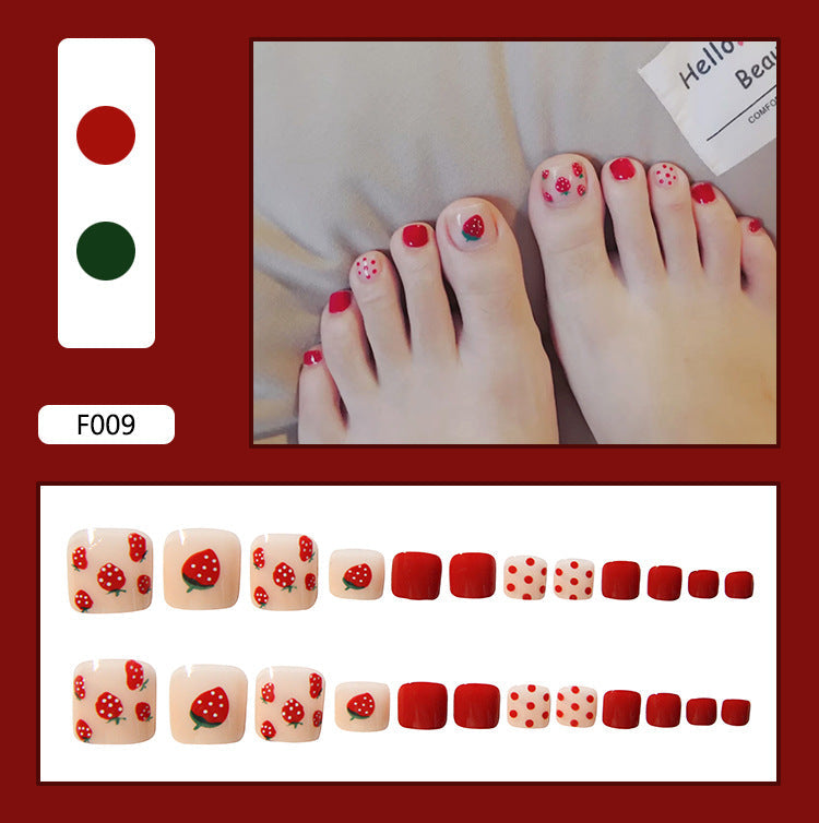 Pedicure Essentials press-on toenail collection