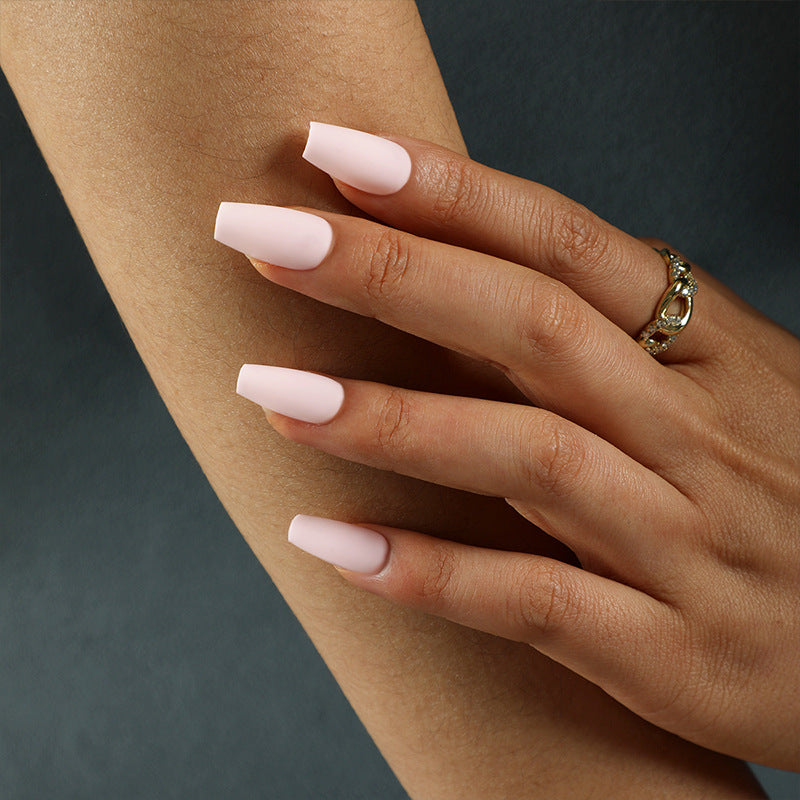 Matte Short Ballet press-on nail collection