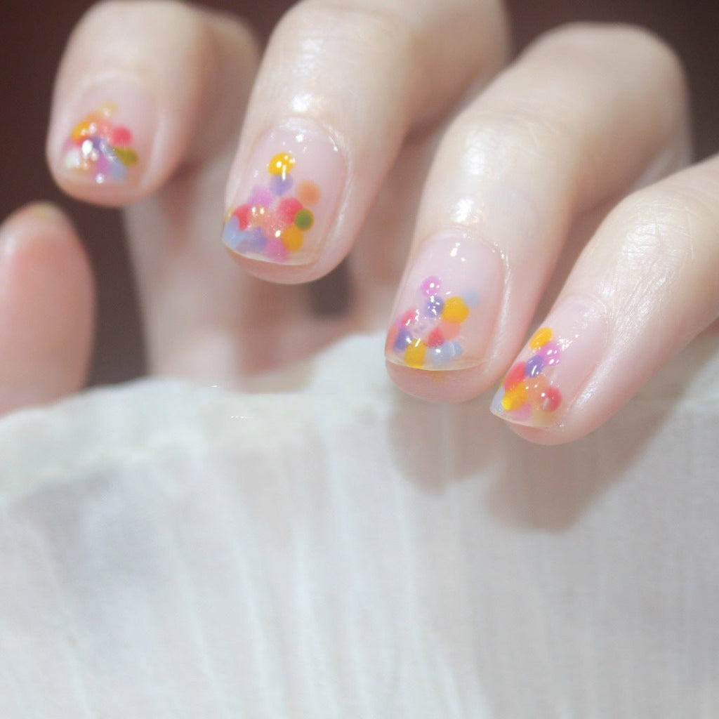 Candy Pop colorful summer press-on nails