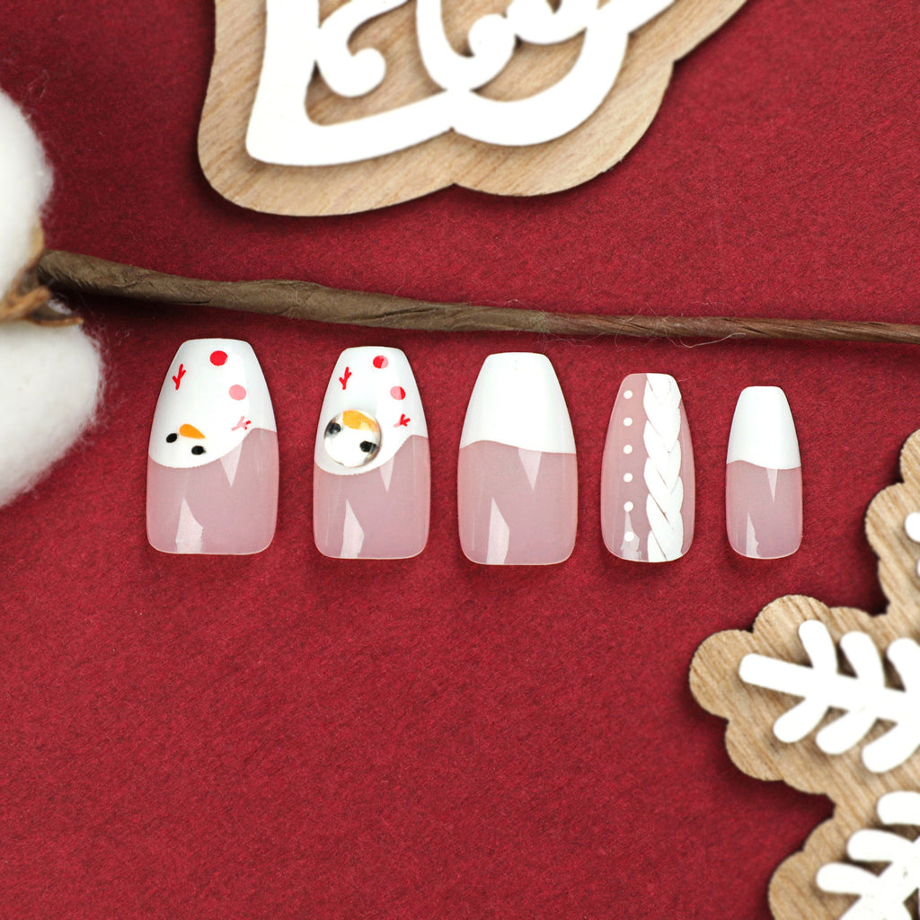 Holiday Nail Art Christmas press-on nails