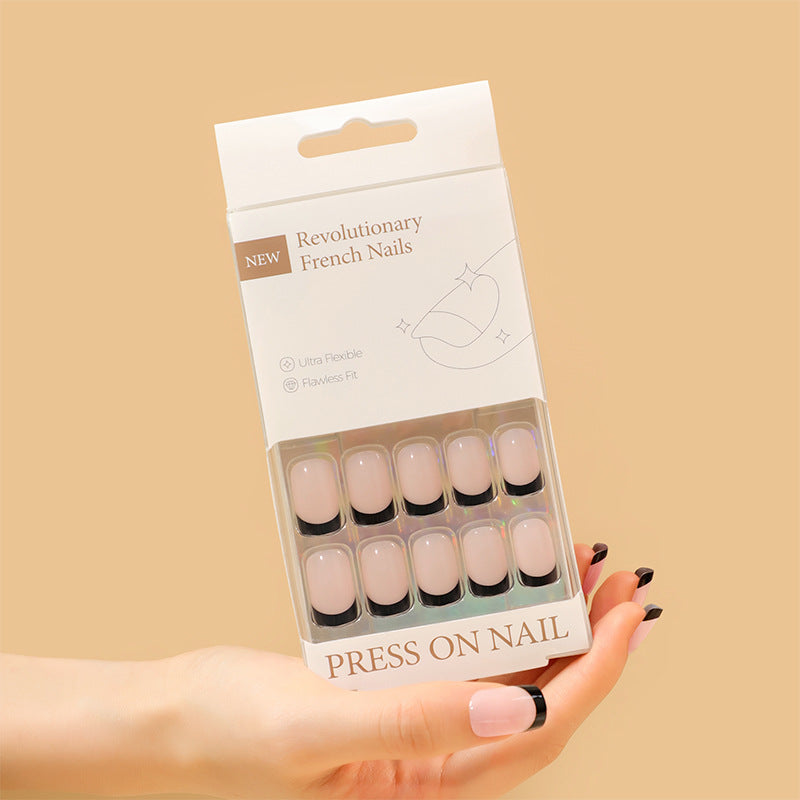 Modern French Wide Fit press-on nail set