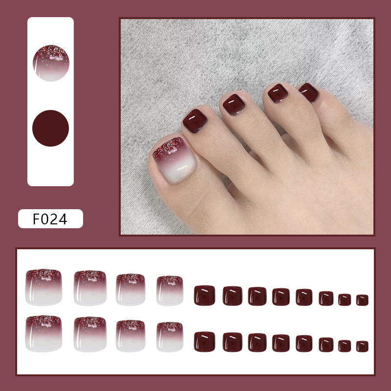Pedicure Essentials press-on toenail collection