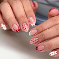 Scarlet Dot retro red polka dot press-on nails